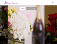 Tablet Screenshot of elegantbouquet.ca